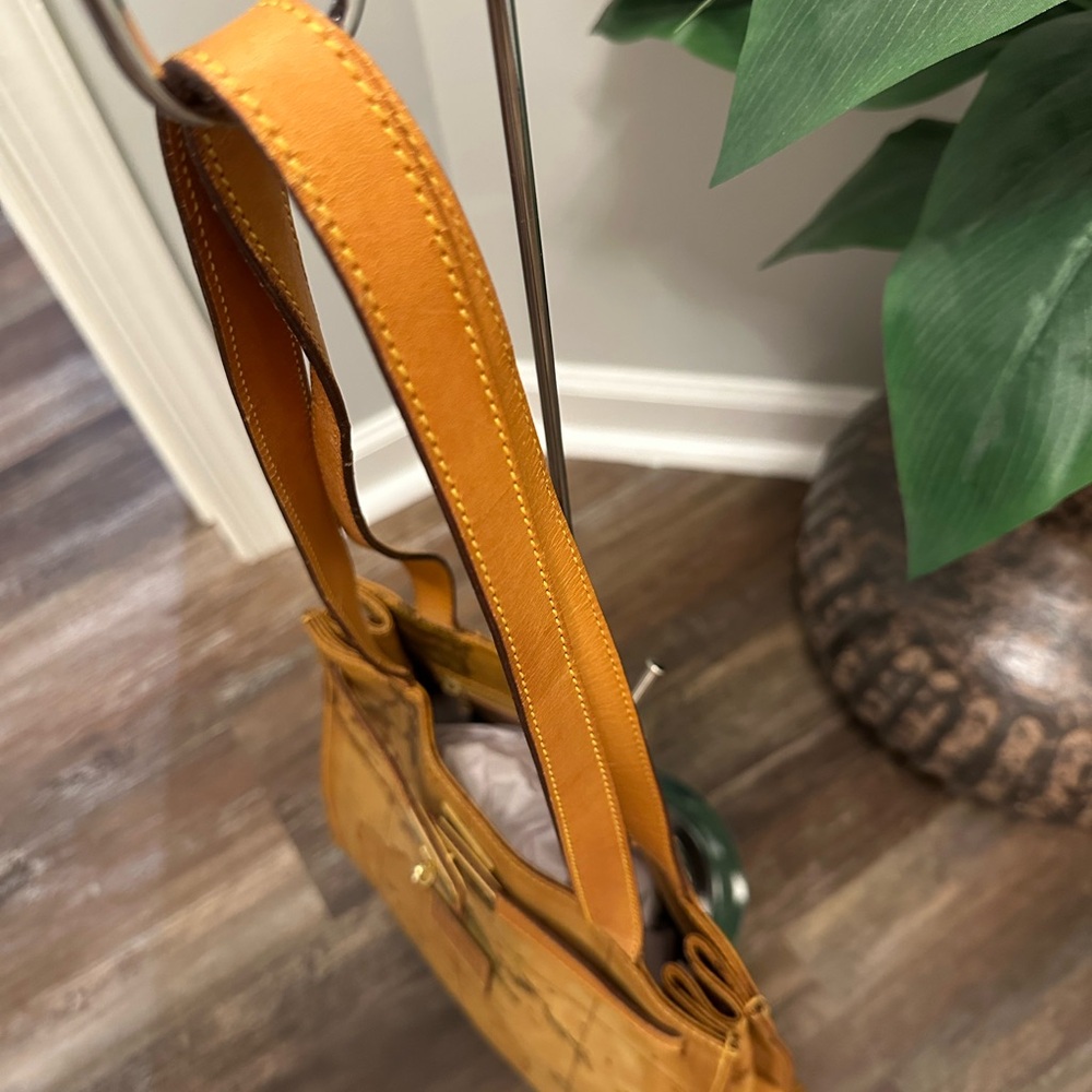 Vintage Map Print Tan Tote Bag - Picture 7 of 12